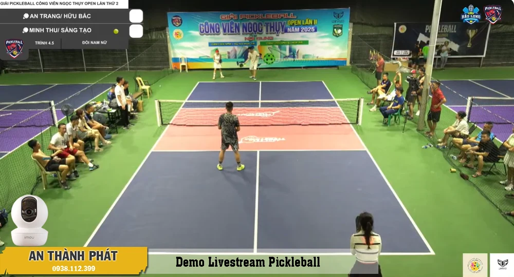 demo camera livestream pickleball