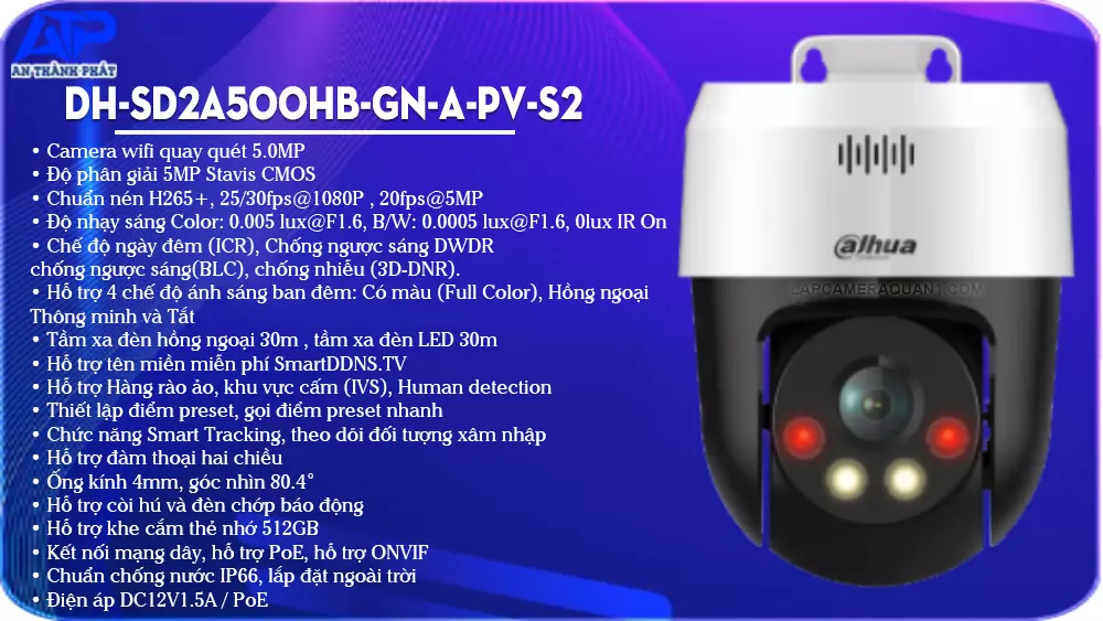 Camera Wifi Imou DH-SD2A500HB-GN-A-PV-S2