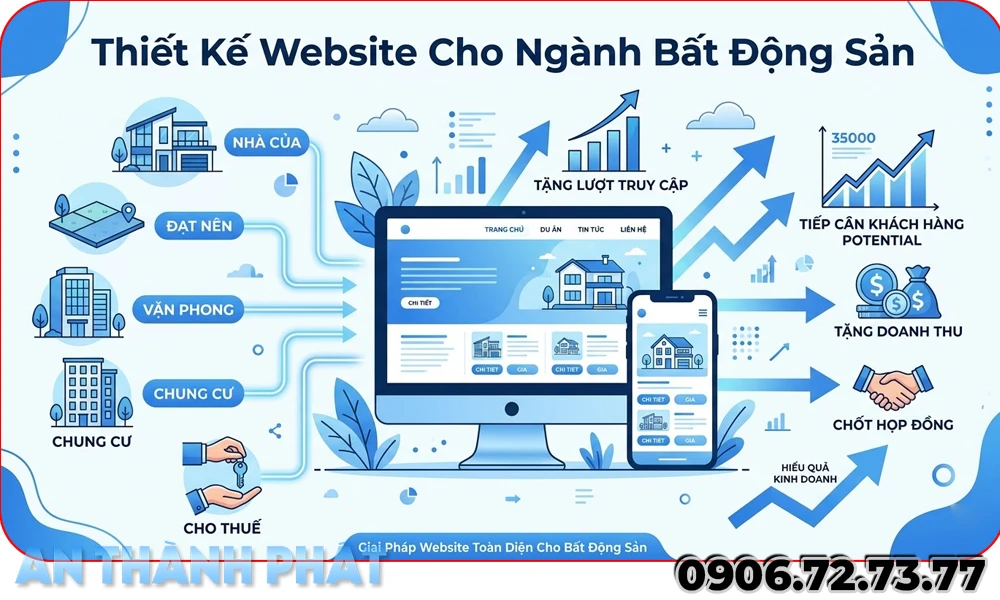 dịch vụ thiết kế website bất động sản 