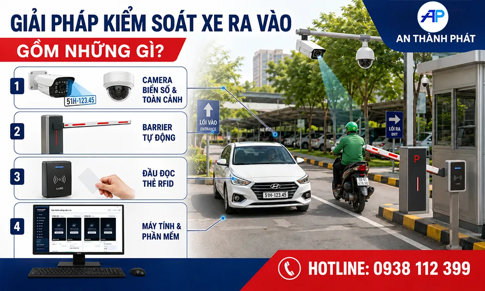 giải pháp kiểm soát xe ra vào gồm những gì