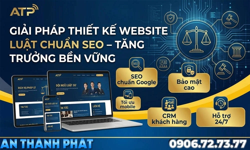 Giải pháp thiết kế website luật nổi bật