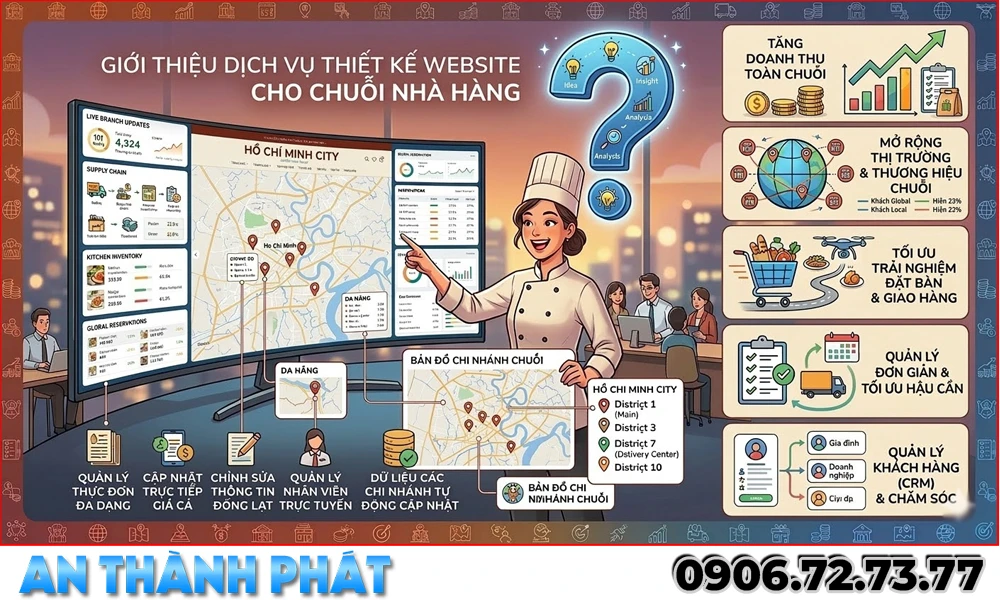 giới thiệu dịch vu thiết kế web chuỗi nhà hàng