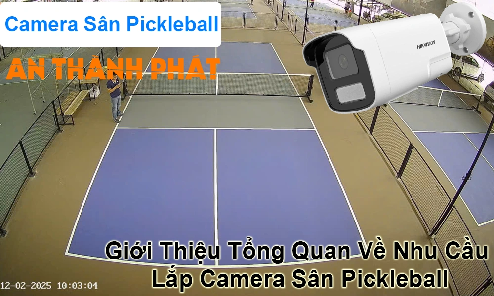 giới thiệu tổng quan về nhu cầu lắp camera sân pickleball