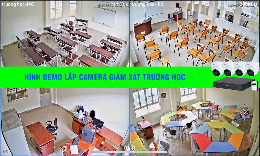 lắp camera giám sát trường học, bộ camera giám sát trường học, lắp camera trường học giá rẻ, camera quan sát trường học, camera an ninh trường học