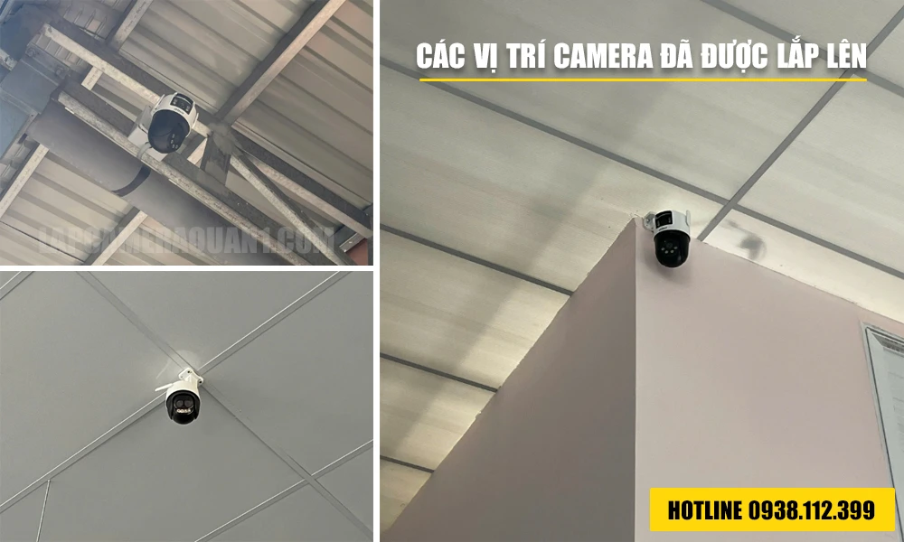 hình thực tế di dời camera quan sát