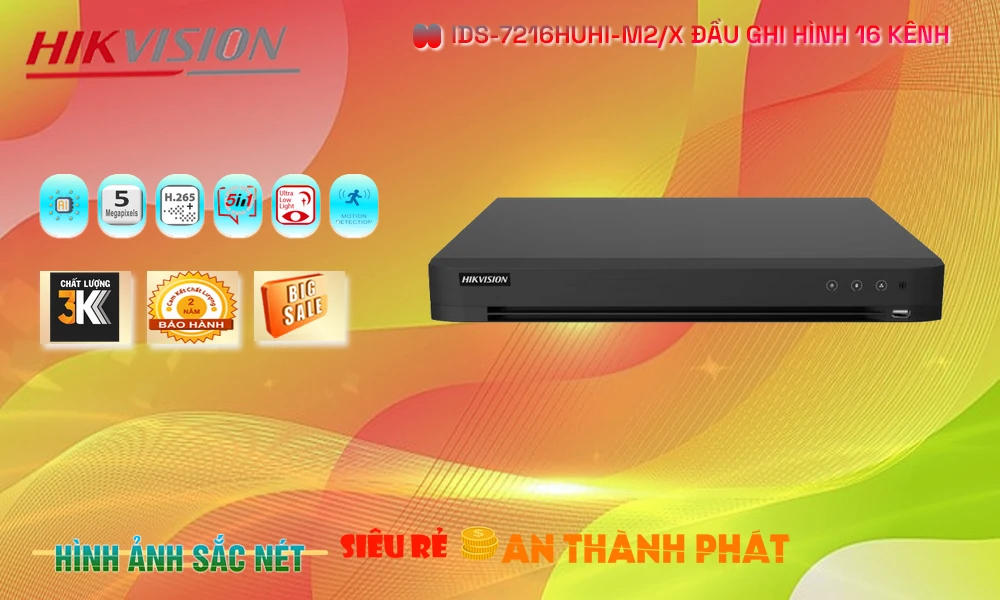 Đầu Ghi Hình DVR 16 Kênh iDS-7216HUHI-M2/X