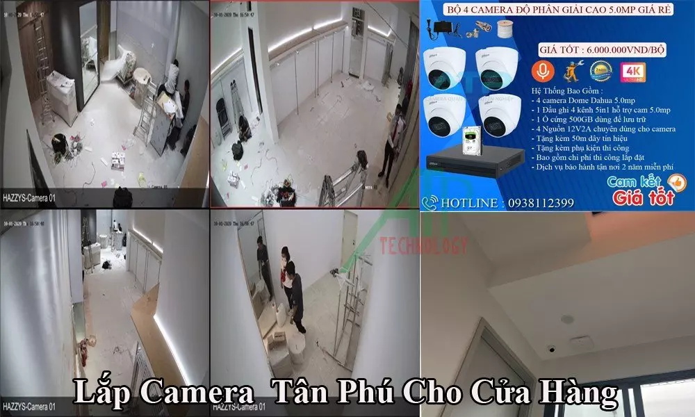 Lắp Camera Tân Phú Cho Cửa Hàng