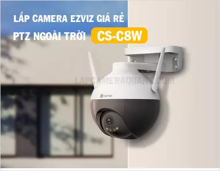 lắp camera Ezviz giá rẻ xoay 360 CS-C8W