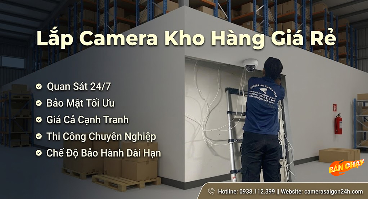 Lắp Camera Kho Hàng Giá Rẻ