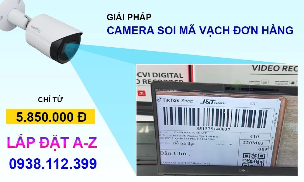 lắp camera soi mã vạch đơn hàng