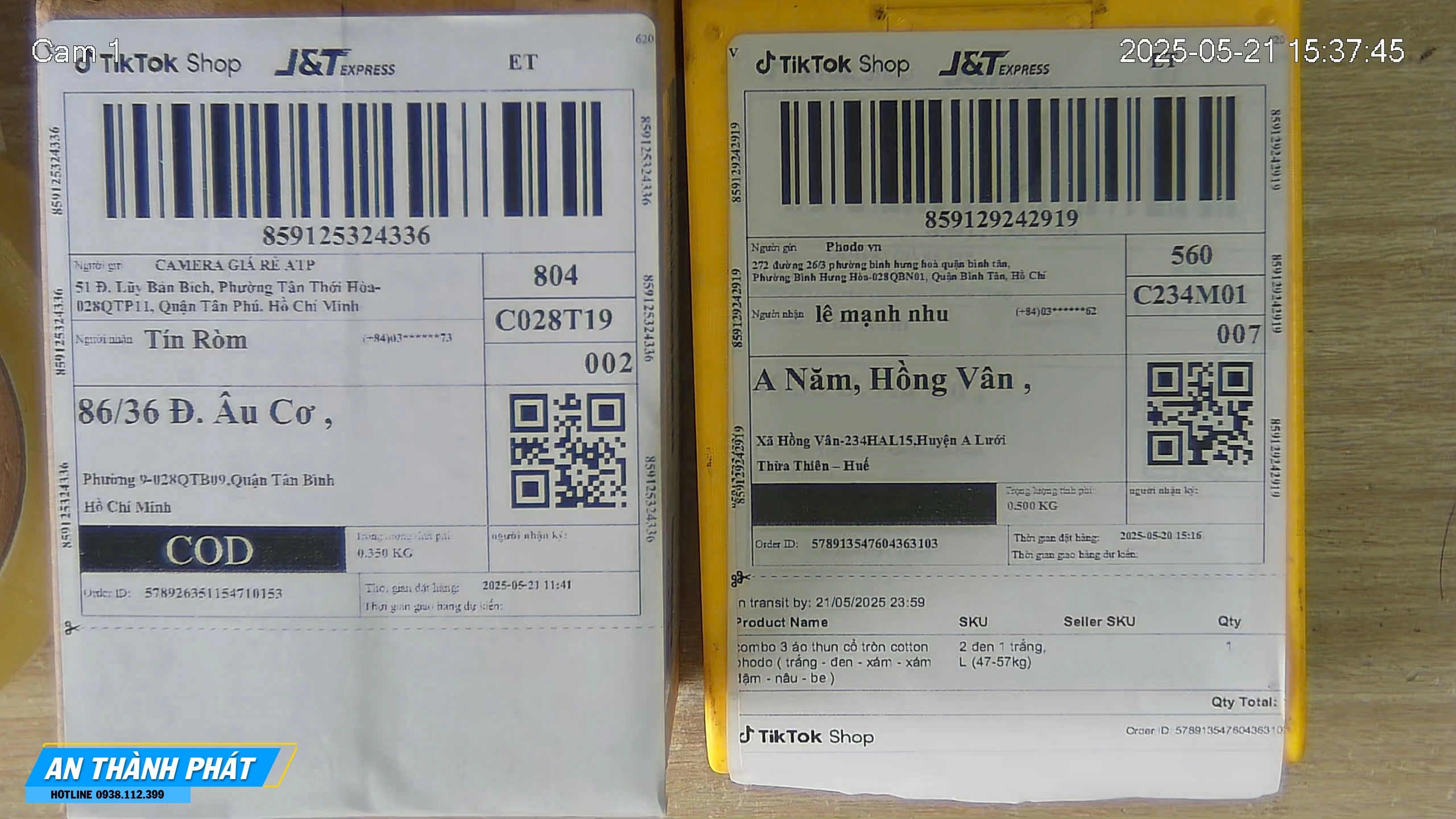 Lắp Camera Soi Mã Vận Đơn Giá Rẻ