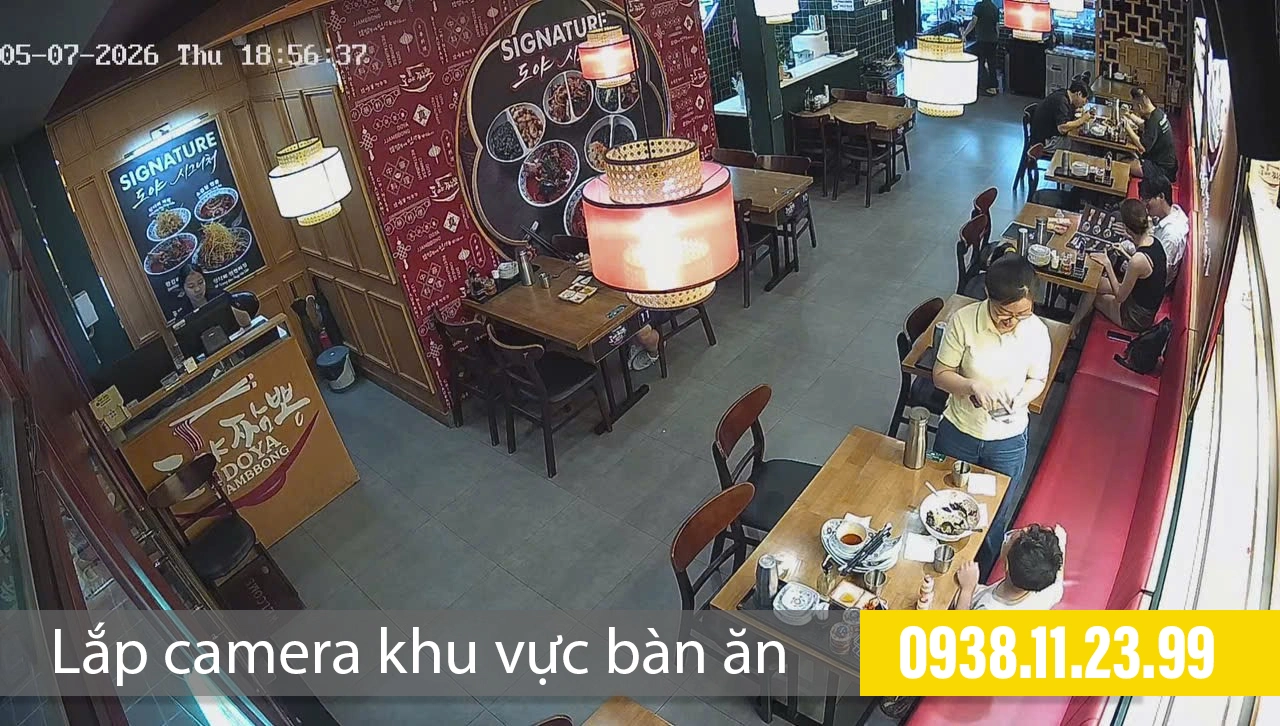 Lắp Đặt Camera Cho Quán Ăn