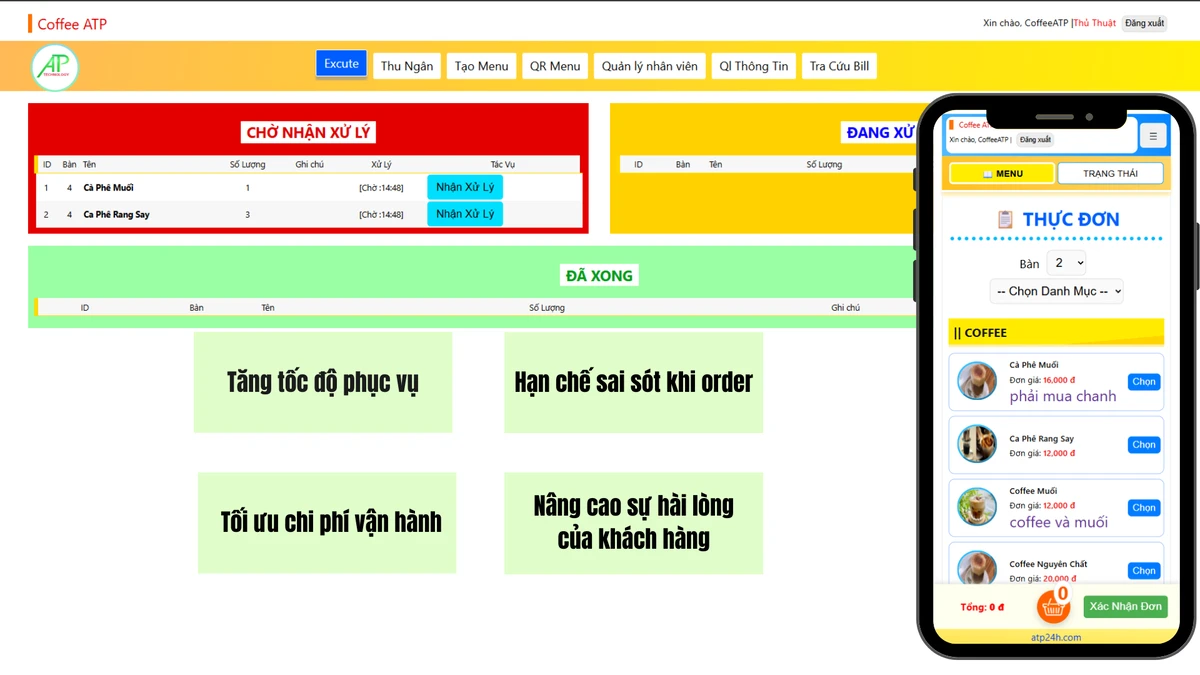 lợi ích khi sử dụng ựng dụng đặt món online