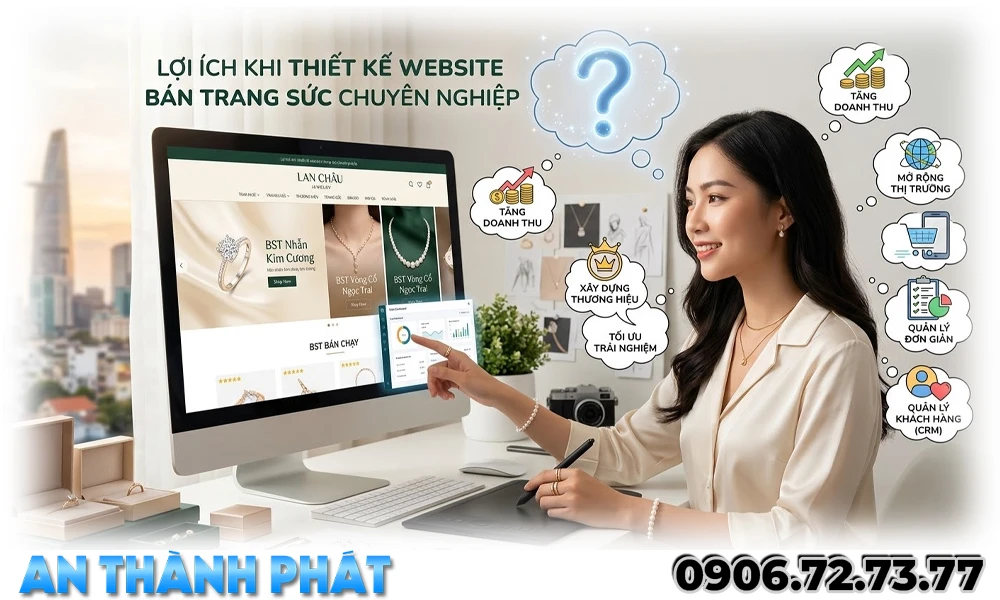 loi ich khi sử dụng web trang sức chuyên nghiệp 