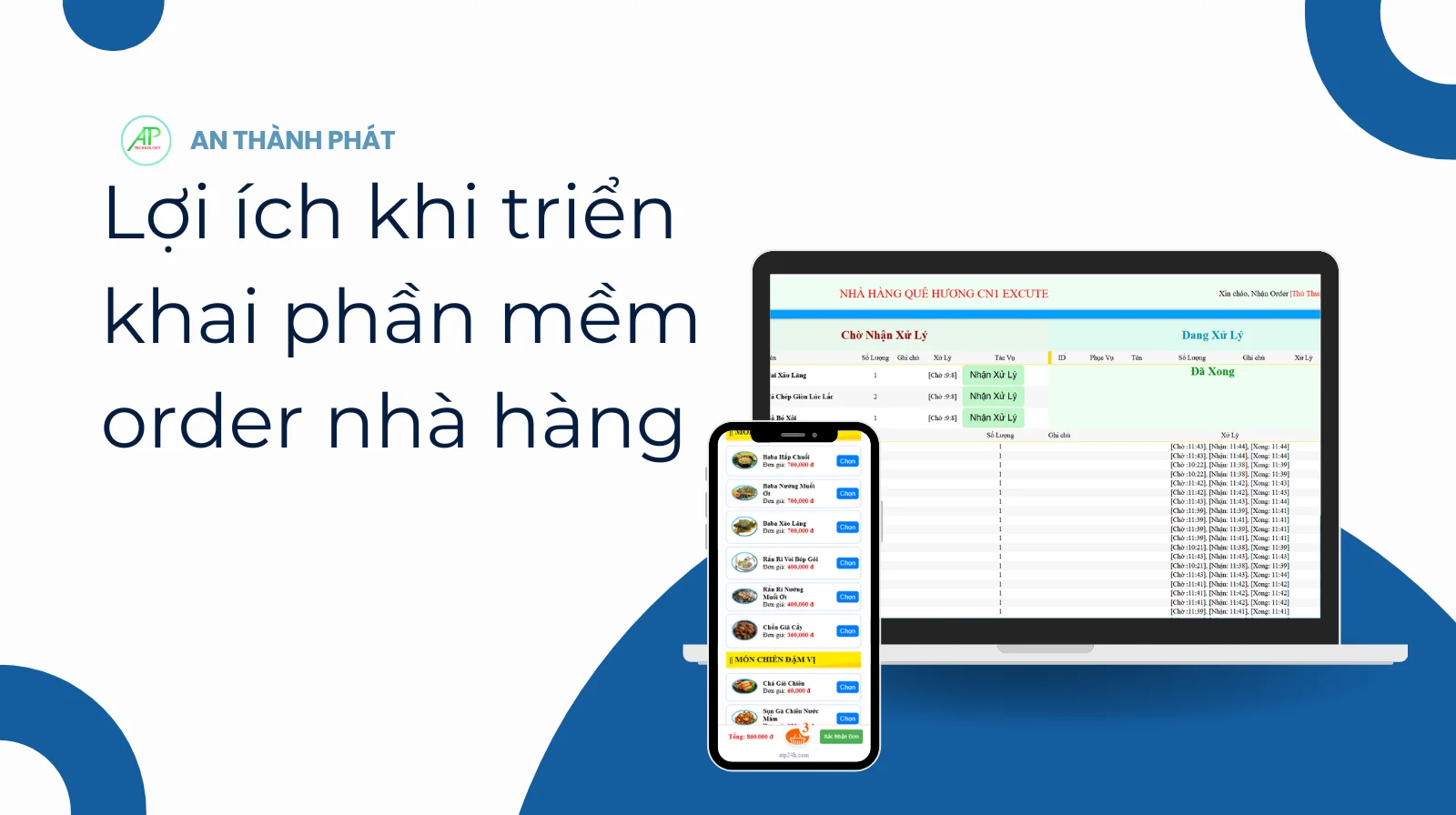 lợi ích khi triển khai phần mềm order nhà hàng