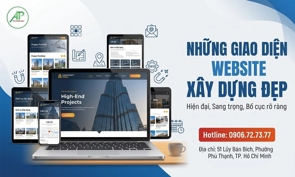 những giao diện thiết kế web xay dựng đẹp an thành phát thiết kế 