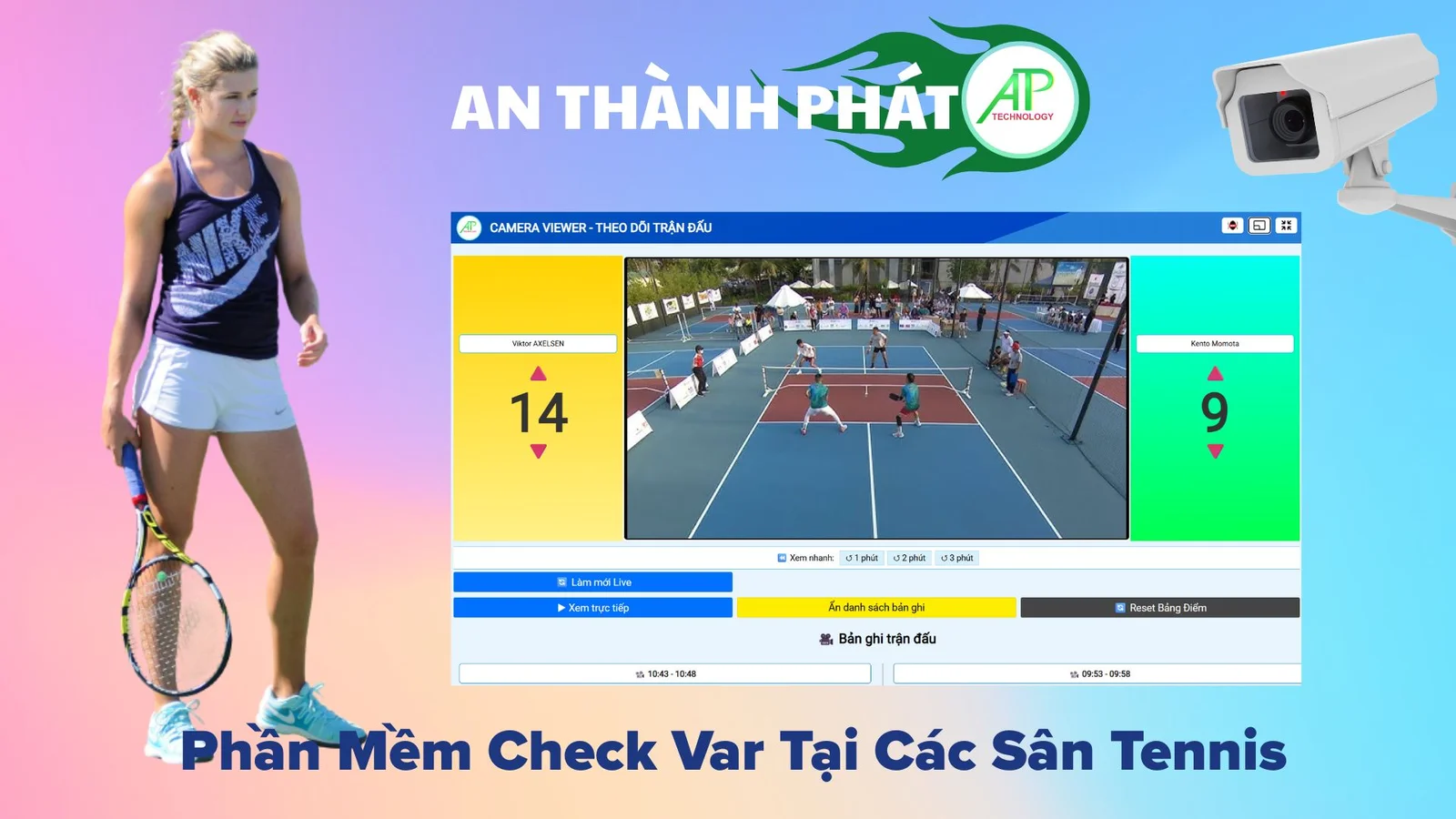 phần mềm check var tennis