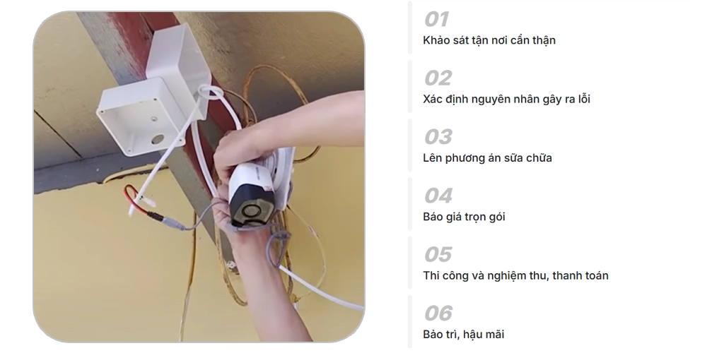 Dịch Vụ Sửa Chữa Camera Nhà Xưởng Tận Nơi