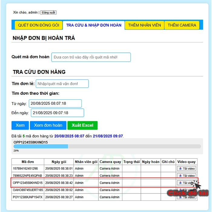 Phần Mềm Quản Lý Đóng Gói