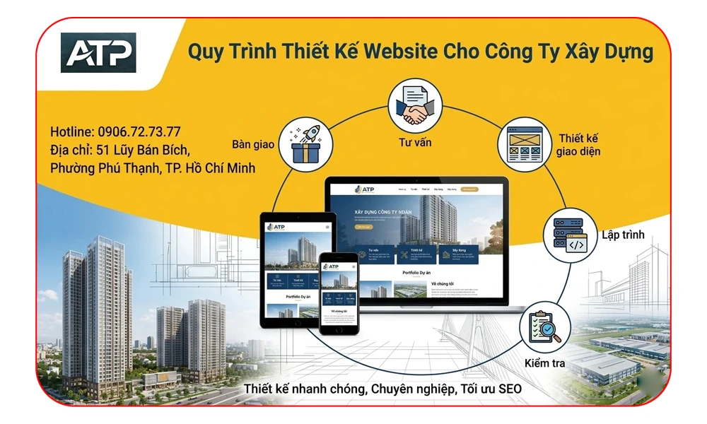 quy trình thiết kế web xây dựng tại an thành phát 