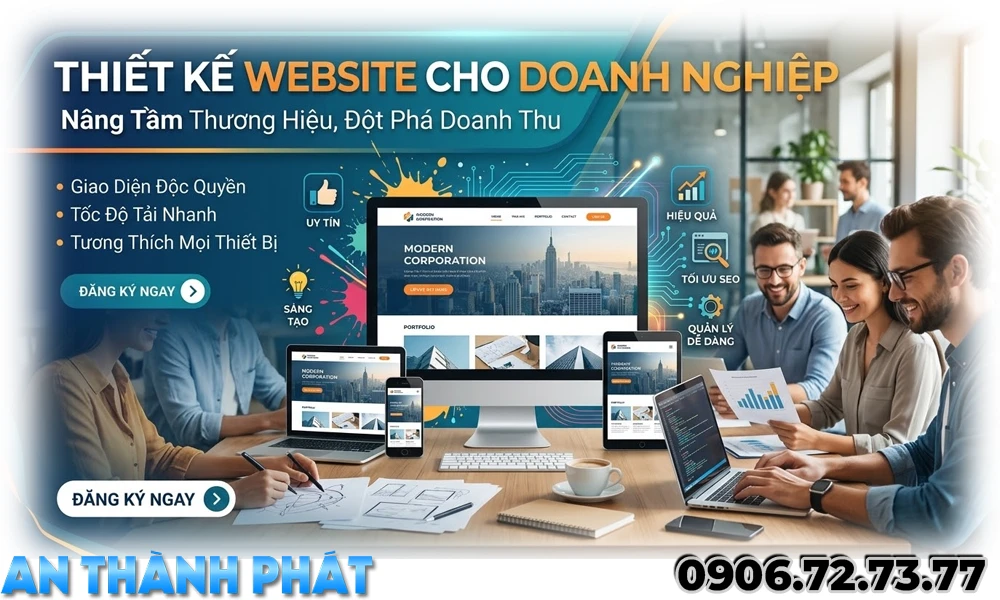 dịch vụ thiết kế web cho doanh nghiệp