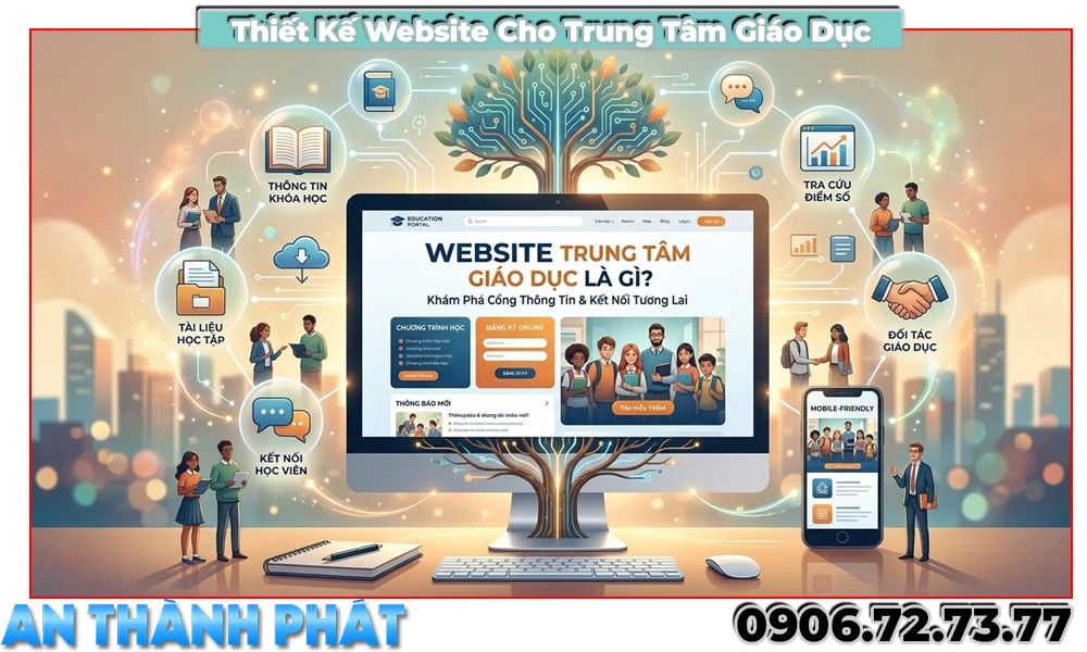 Dịch vụ thiết kế web cho ngành giao duc