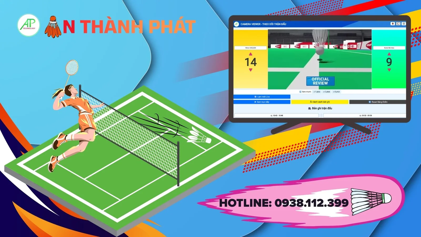 tính năng nổi bật của giải pháp camera check var sân cầu lông