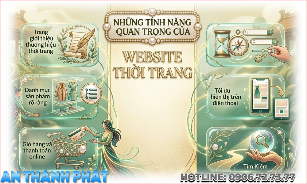 những tính năng quang trọng website bán hàng shop thời trang cần có 