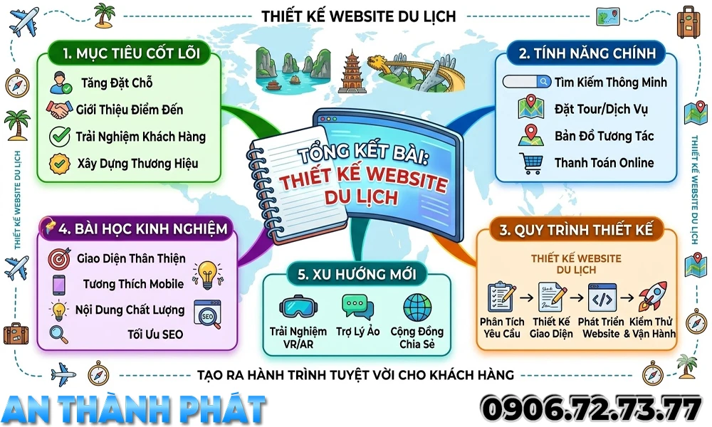 tổng kết lại những tiêu chí web du lịch an thành phát cung cấp cho khách hàng một cách trực quan nhất 