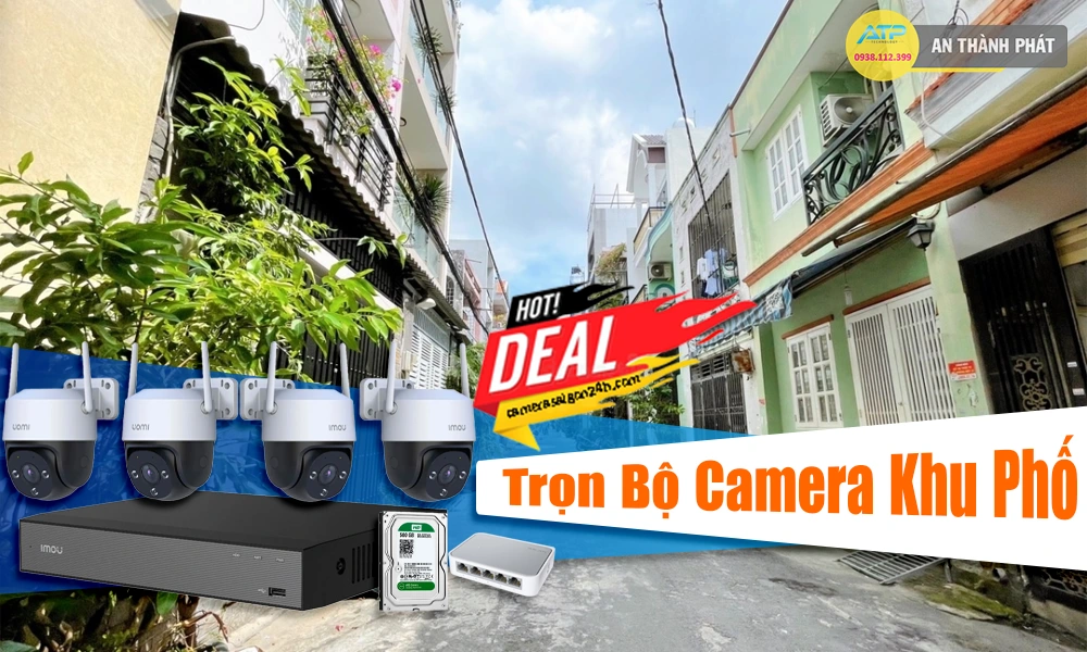 Trọn Bộ Camera Khu Phố IMOU IPC-S31FEP Quay Quét 360º