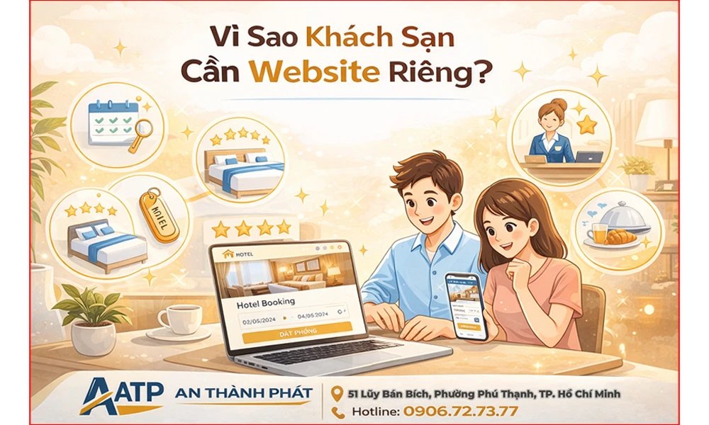 vì sao khách sạn cần website riêng 