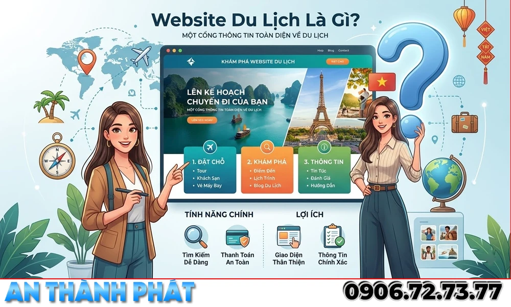 tìm hiểu về website du lịch là gì cùng an thành phát tìm hiểu nhé